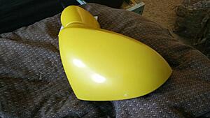 VA: Garage Sale Mini: OEM SPA Yellow Hardtop HT, Passenger side mirror-abk760z.jpg