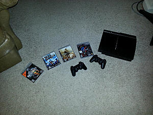 Playstation 3 (will not boot), 4 games, rock band gear-vrr6g6o.jpg