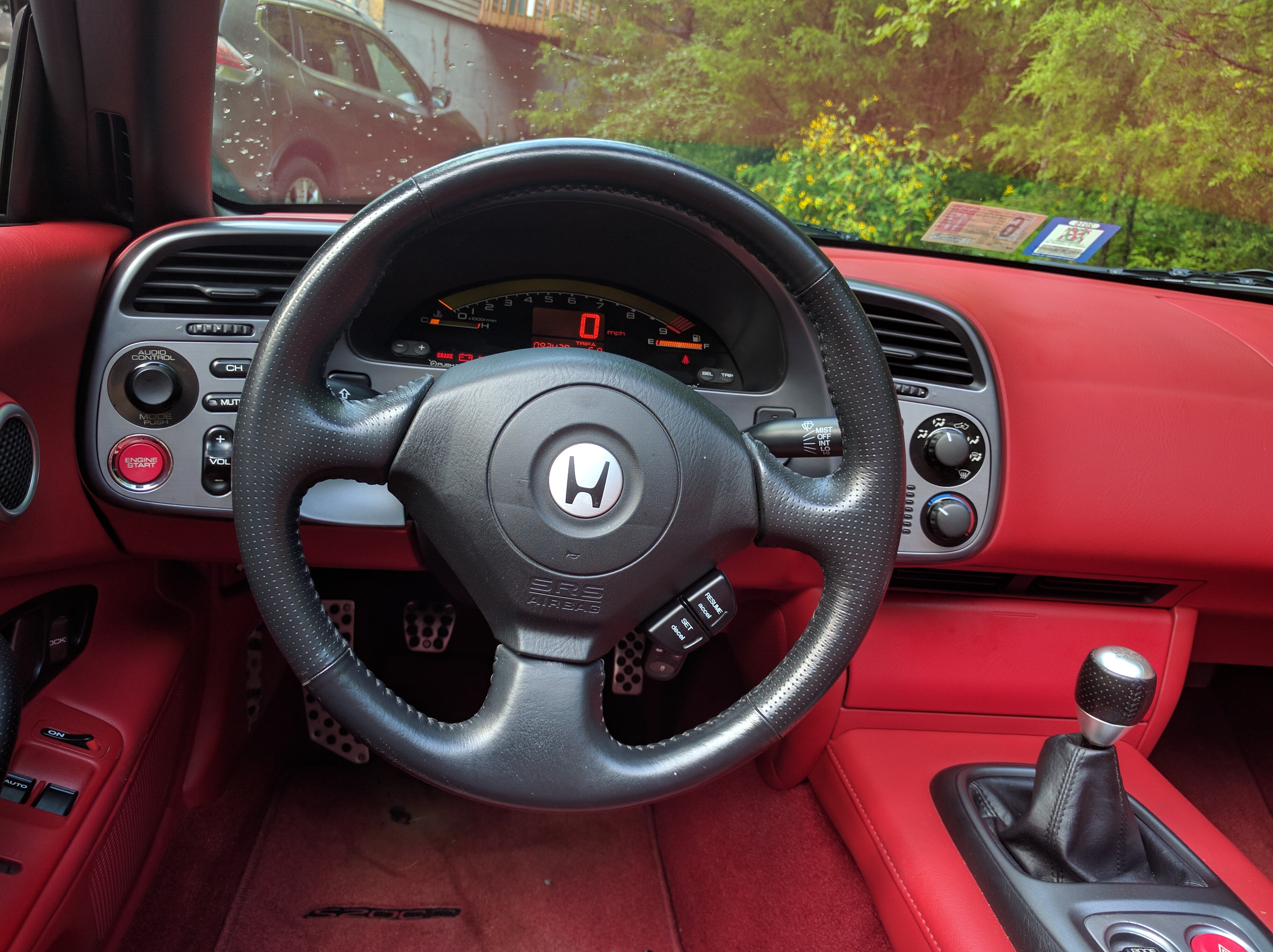 Ap1 S2k red interior on white :) mm good., Yeah I know edit…