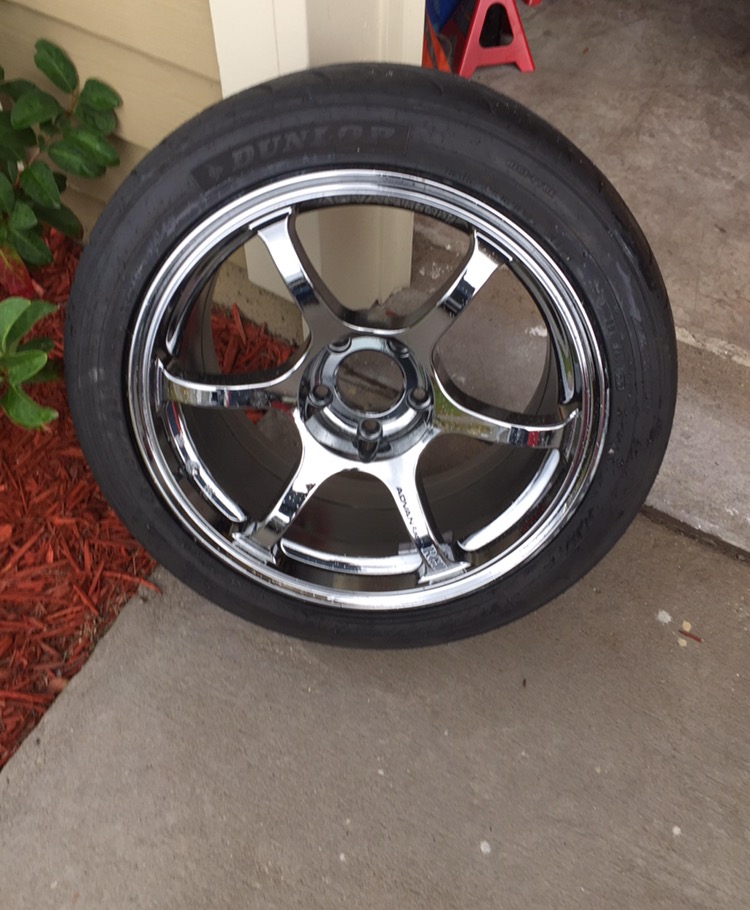 TN- Advan RG2 17 x 9.5 +25 + 255 Direzza Z2 - S2KI Honda S2000 Forums